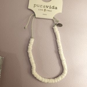 Puravida Puka Shell Anklet